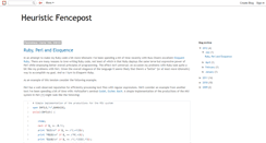 Desktop Screenshot of heuristic-fencepost.blogspot.com