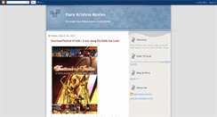 Desktop Screenshot of harekrishnamovies.blogspot.com