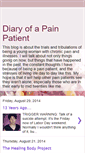 Mobile Screenshot of diaryofapainpatient.blogspot.com