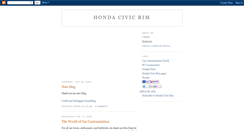 Desktop Screenshot of hondacivicrim.blogspot.com