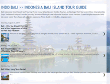 Tablet Screenshot of indobali.blogspot.com