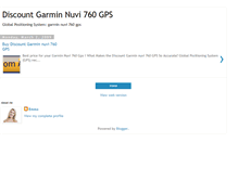 Tablet Screenshot of discountgarminnuvi760gps.blogspot.com