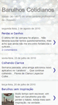 Mobile Screenshot of barulhoscotidianos.blogspot.com