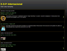 Tablet Screenshot of edp-internacional.blogspot.com