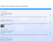 Tablet Screenshot of apnee-du-sommeil-centre-du-quebec.blogspot.com