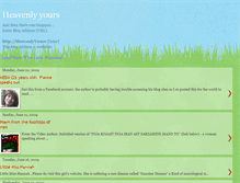 Tablet Screenshot of heavenlyyours.blogspot.com