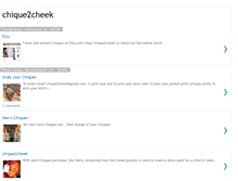 Tablet Screenshot of chique2cheek.blogspot.com
