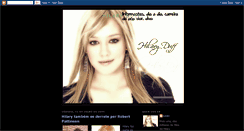 Desktop Screenshot of 100xhilaryduff.blogspot.com