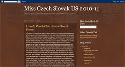 Desktop Screenshot of missczechslovakus2010-11.blogspot.com