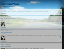 Tablet Screenshot of niepyskatapagata.blogspot.com