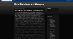 Desktop Screenshot of metal-buildings-garages.blogspot.com