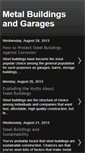 Mobile Screenshot of metal-buildings-garages.blogspot.com