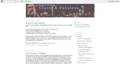 Desktop Screenshot of classyfabulous.blogspot.com