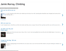 Tablet Screenshot of jamiemurrayclimbing.blogspot.com