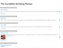 Tablet Screenshot of incredible--shrinking--woman.blogspot.com