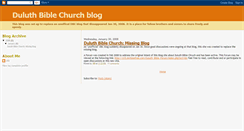 Desktop Screenshot of duluthbiblechurch.blogspot.com