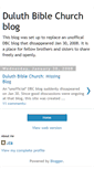 Mobile Screenshot of duluthbiblechurch.blogspot.com
