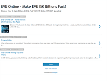 Tablet Screenshot of evebillionairereview.blogspot.com
