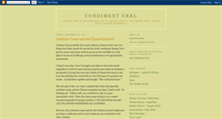 Desktop Screenshot of condimentgrrl.blogspot.com