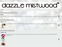 Tablet Screenshot of dazzlemistwood.blogspot.com