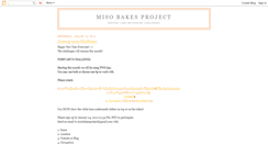 Desktop Screenshot of misobakesproject.blogspot.com