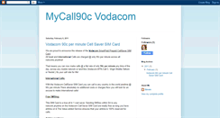 Desktop Screenshot of mycall90c.blogspot.com
