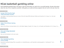 Tablet Screenshot of ncaabasketballgamblingonline.blogspot.com