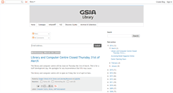 Desktop Screenshot of gsalibnews.blogspot.com