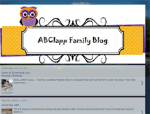 Tablet Screenshot of abclappfamily.blogspot.com