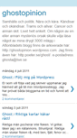 Mobile Screenshot of ghostopinion.blogspot.com