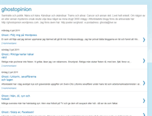 Tablet Screenshot of ghostopinion.blogspot.com