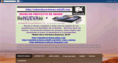 Desktop Screenshot of edublogproyectodegrado.blogspot.com