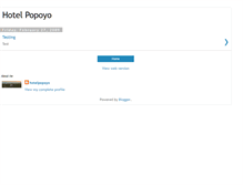 Tablet Screenshot of hotelpopoyo.blogspot.com