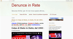 Desktop Screenshot of denunceinrete.blogspot.com