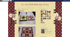 Desktop Screenshot of elpatchworkdeolga.blogspot.com