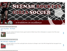 Tablet Screenshot of neenahrocketsgirlssoccer.blogspot.com