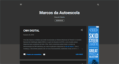 Desktop Screenshot of marcosdaautoescola.blogspot.com