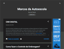 Tablet Screenshot of marcosdaautoescola.blogspot.com