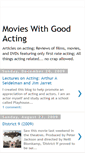 Mobile Screenshot of movieswithgoodacting.blogspot.com