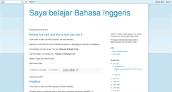 Desktop Screenshot of inggeris.blogspot.com