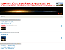 Tablet Screenshot of informacionalhamaindependiente.blogspot.com