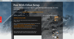 Desktop Screenshot of funwithorkutscrap.blogspot.com