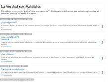Tablet Screenshot of laverdadseamaldicha.blogspot.com