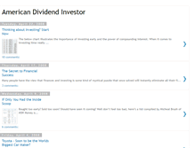 Tablet Screenshot of americandividendinvestor.blogspot.com