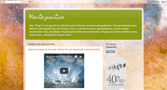 Desktop Screenshot of mentepositivaenpractica.blogspot.com