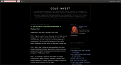 Desktop Screenshot of gold-invest.blogspot.com