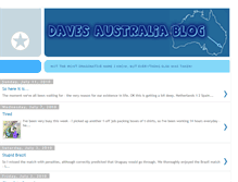 Tablet Screenshot of davesaustraliablog.blogspot.com