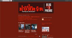 Desktop Screenshot of latinhorror.blogspot.com