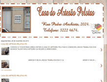 Tablet Screenshot of casadoartesaopelotas.blogspot.com