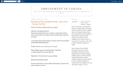 Desktop Screenshot of employment-in-canada.blogspot.com